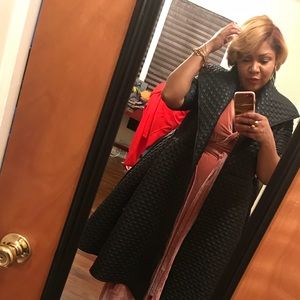 Velour wrap dress worn only once